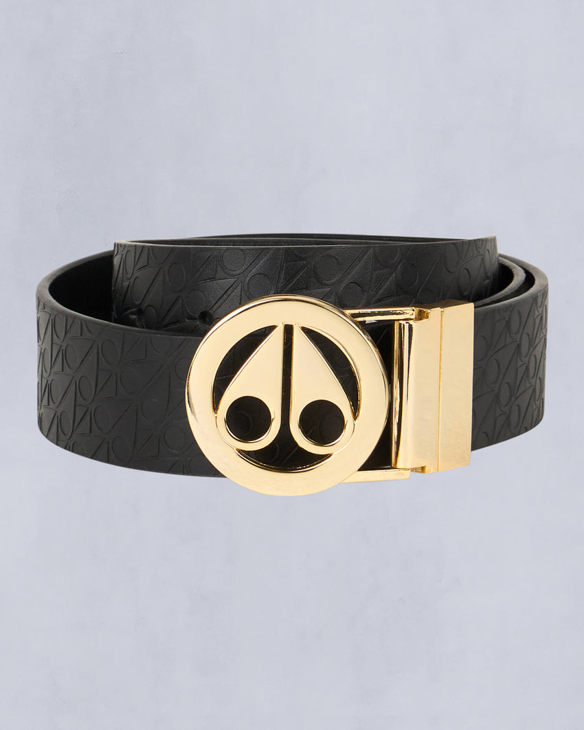 GOLD SERIES CIRCULAR LOGO ICON BELT-GOLD