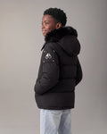 KIDS UNISEX ORIGINAL SHEARLING TRIM 3Q JACKET-MAUVE/ALABASTER