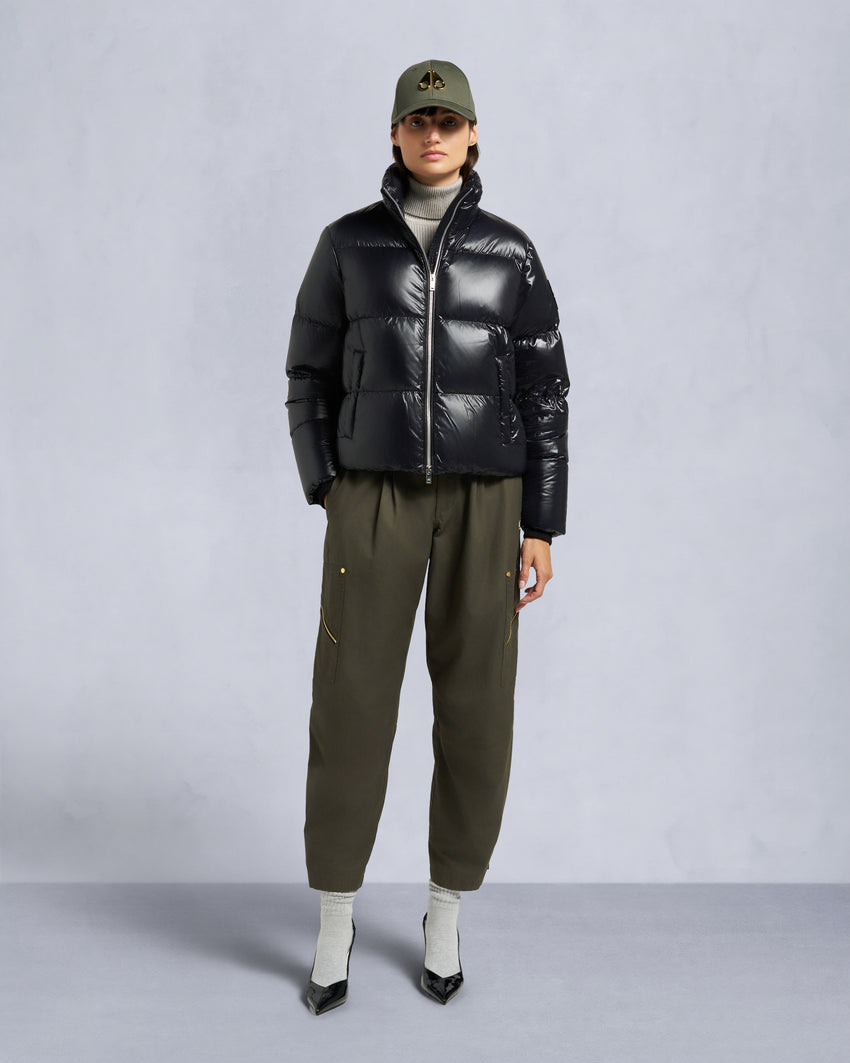 MOONSTONE PUFFER JACKET-BLACK