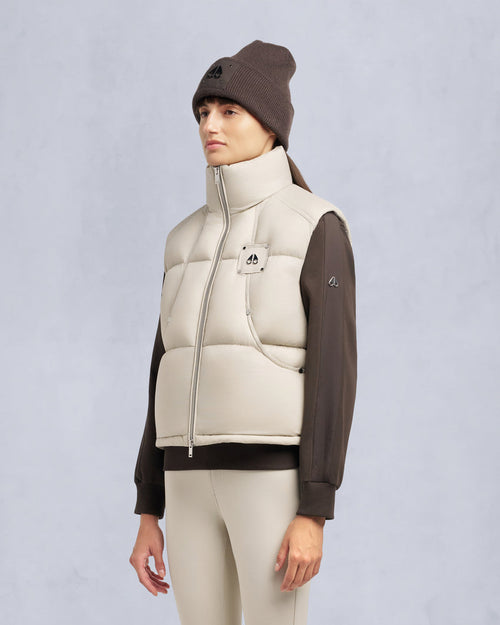 AKAI PUFFER VEST-ALABASTER