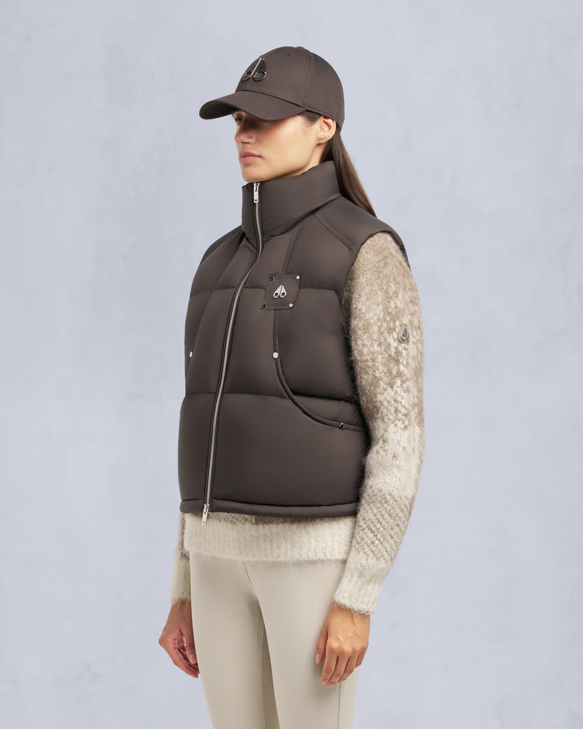 AKAI PUFFER VEST-ALABASTER