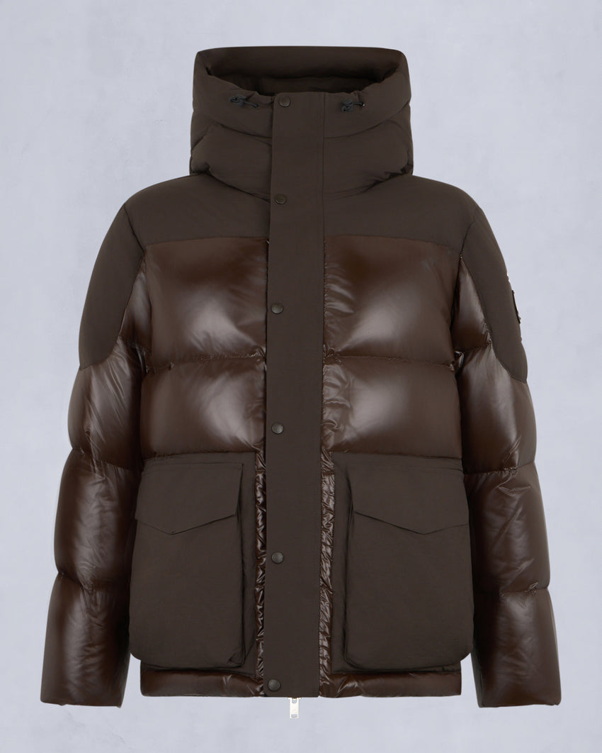 BRIAR 3Q PUFFER-ESPRESSO